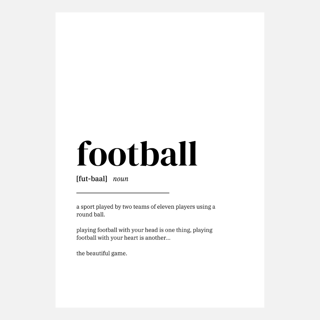 Football [noun]