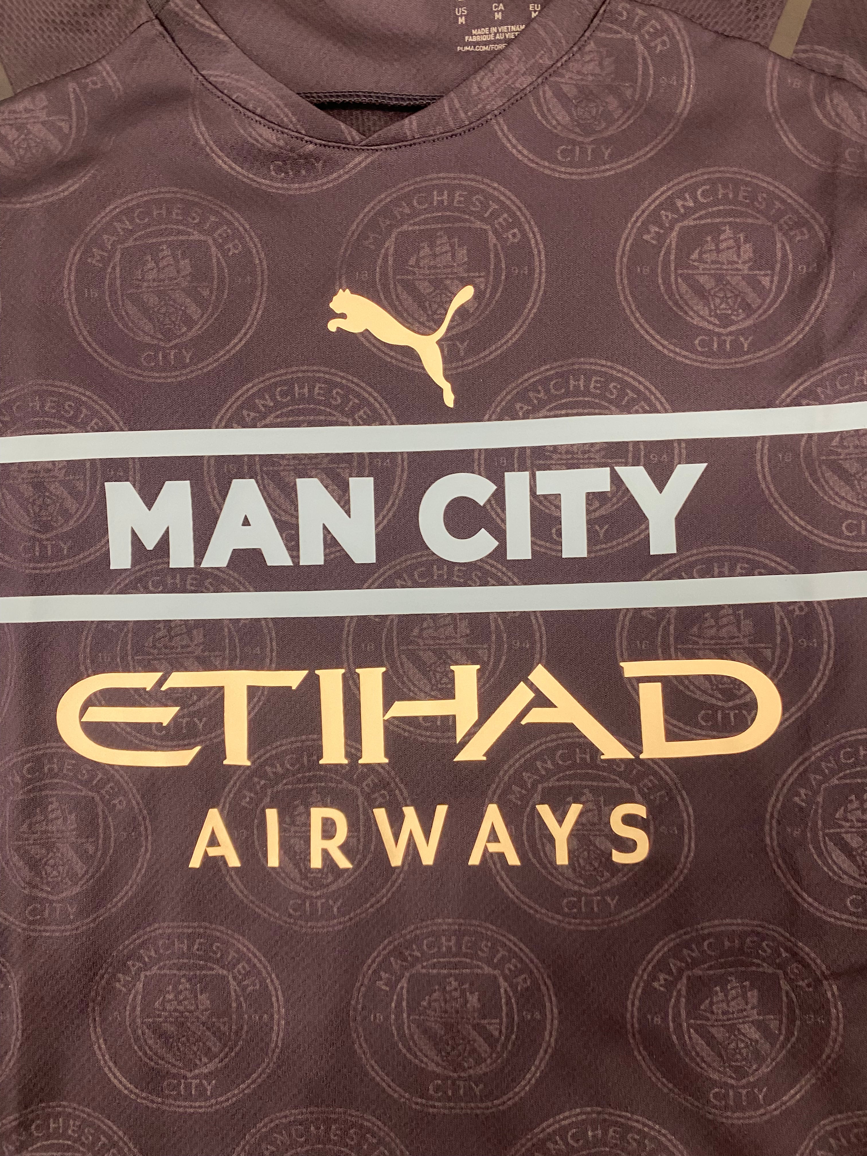 Manchester City Shirt MCFC 21/22 Third Puma Slim Fit