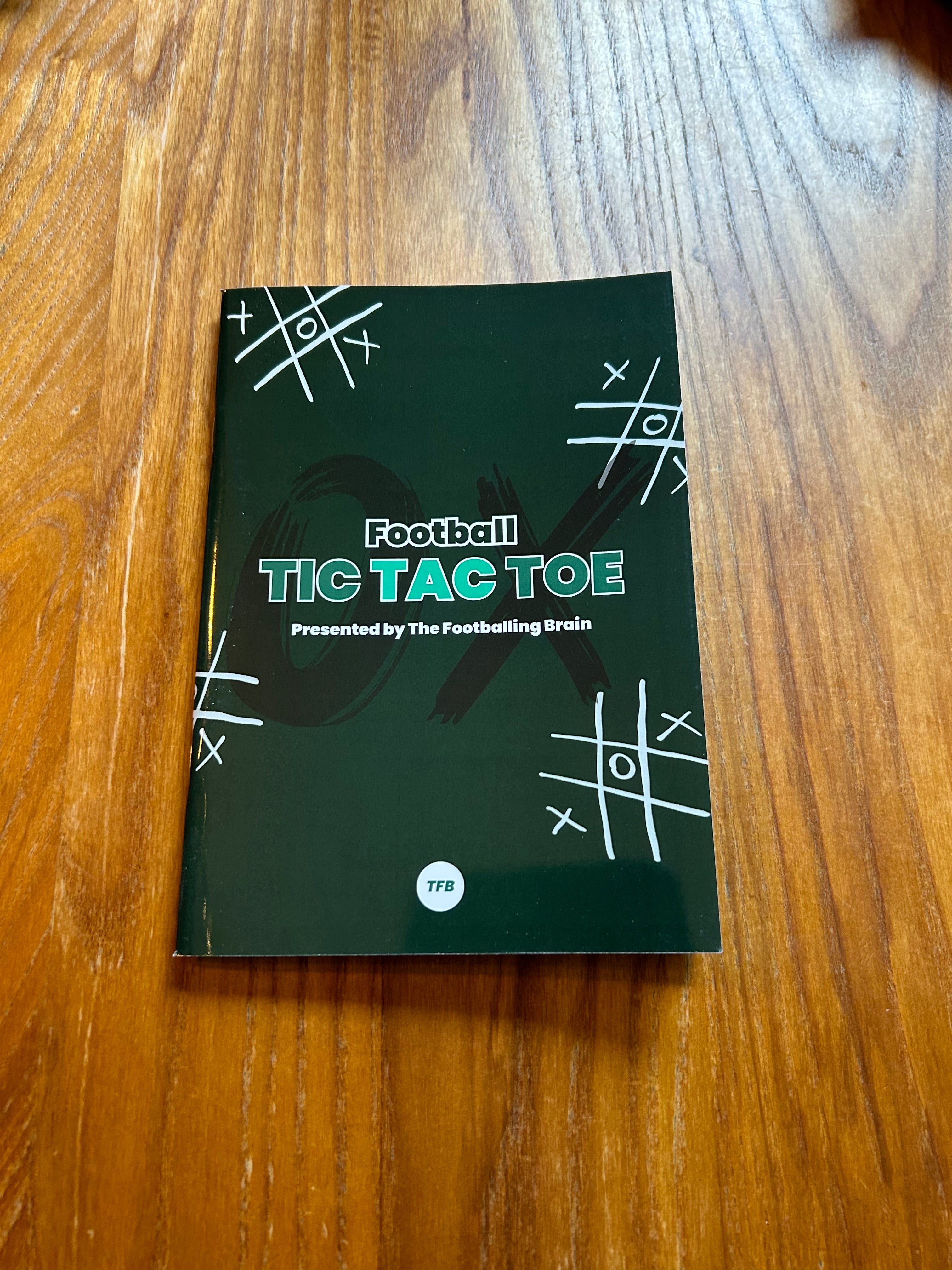 Football Tic-Tac-Toe Puzzle Book (50 Pages)