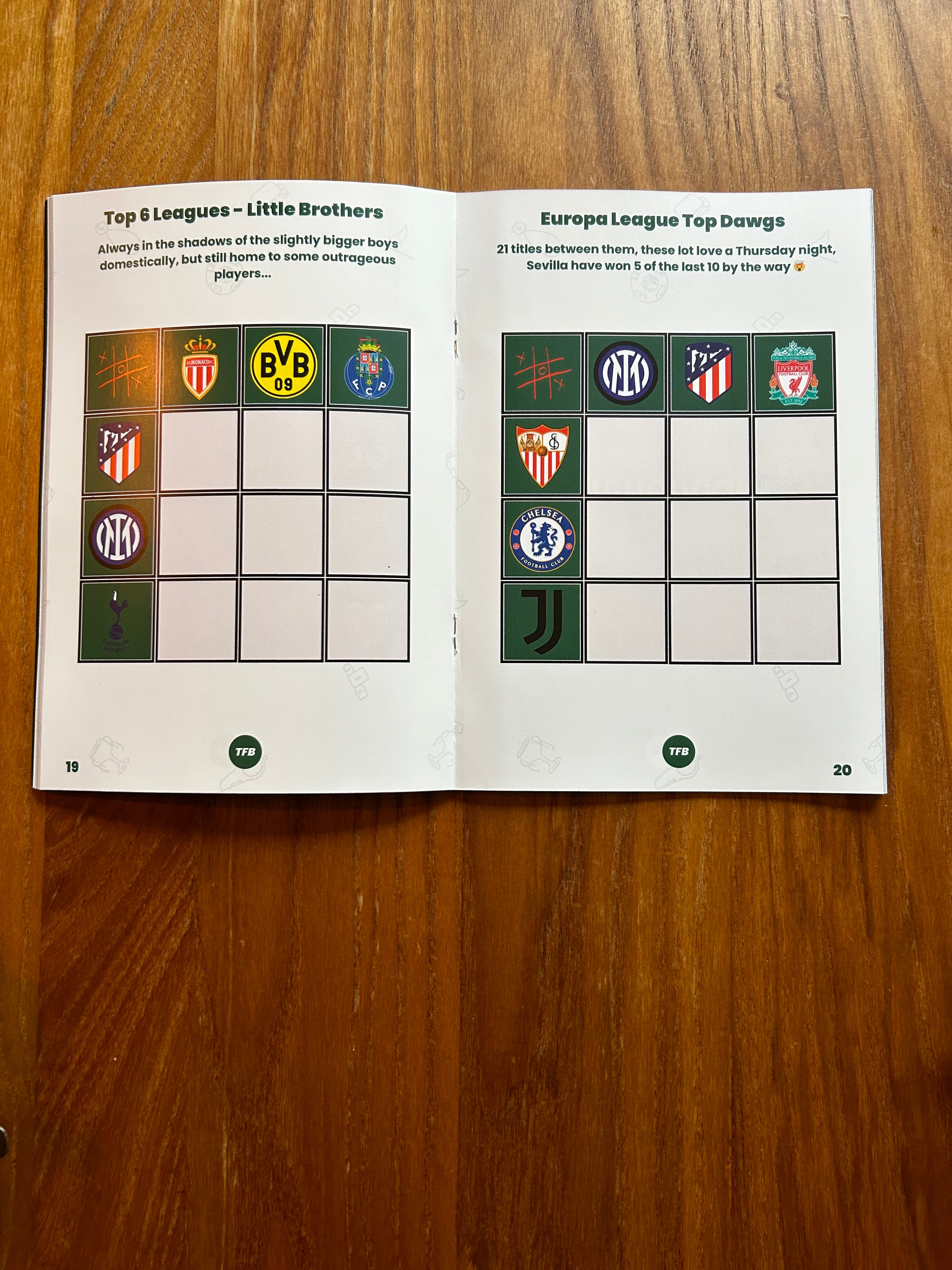 Football Tic-Tac-Toe Puzzle Book (50 Pages)